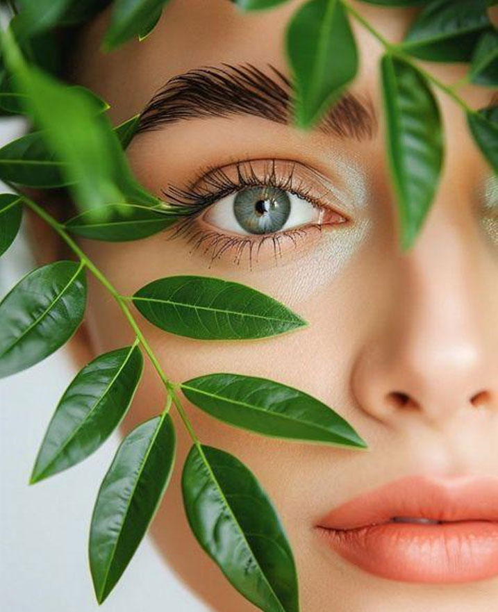 Woman with radiant skin