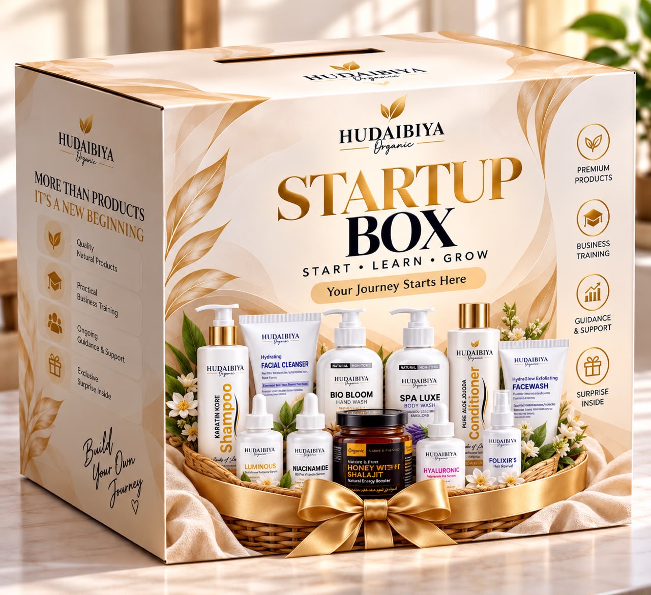 Hudaibiya Organic Startup Box - Start Learn Grow